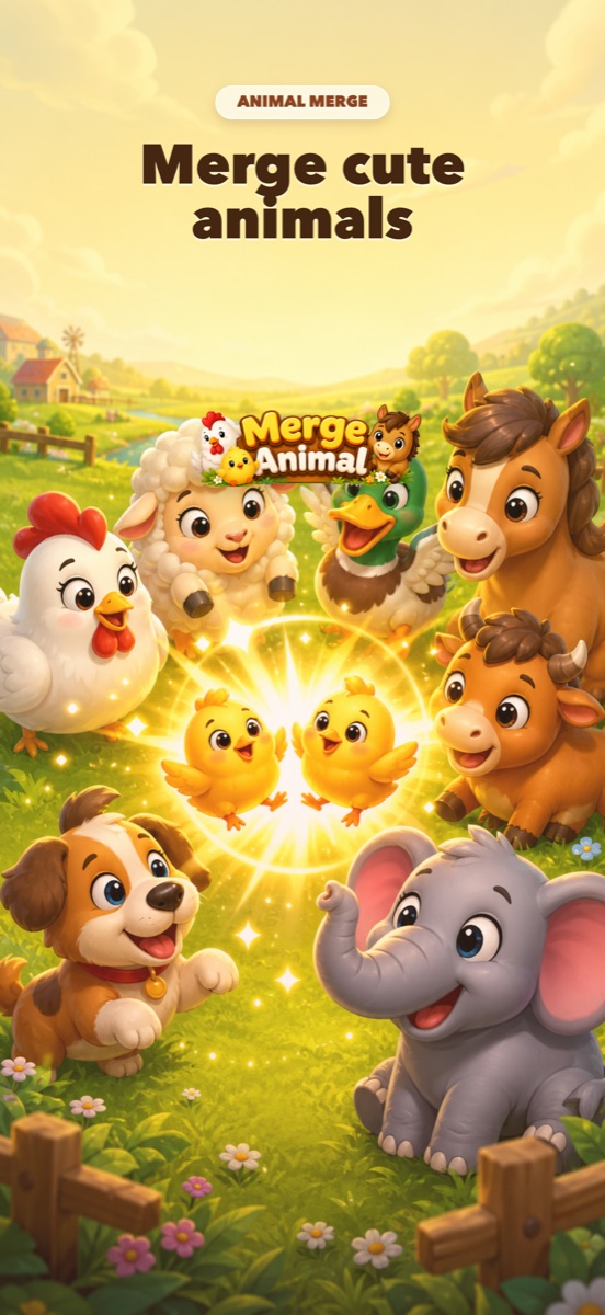 Animal Merge hero screenshot